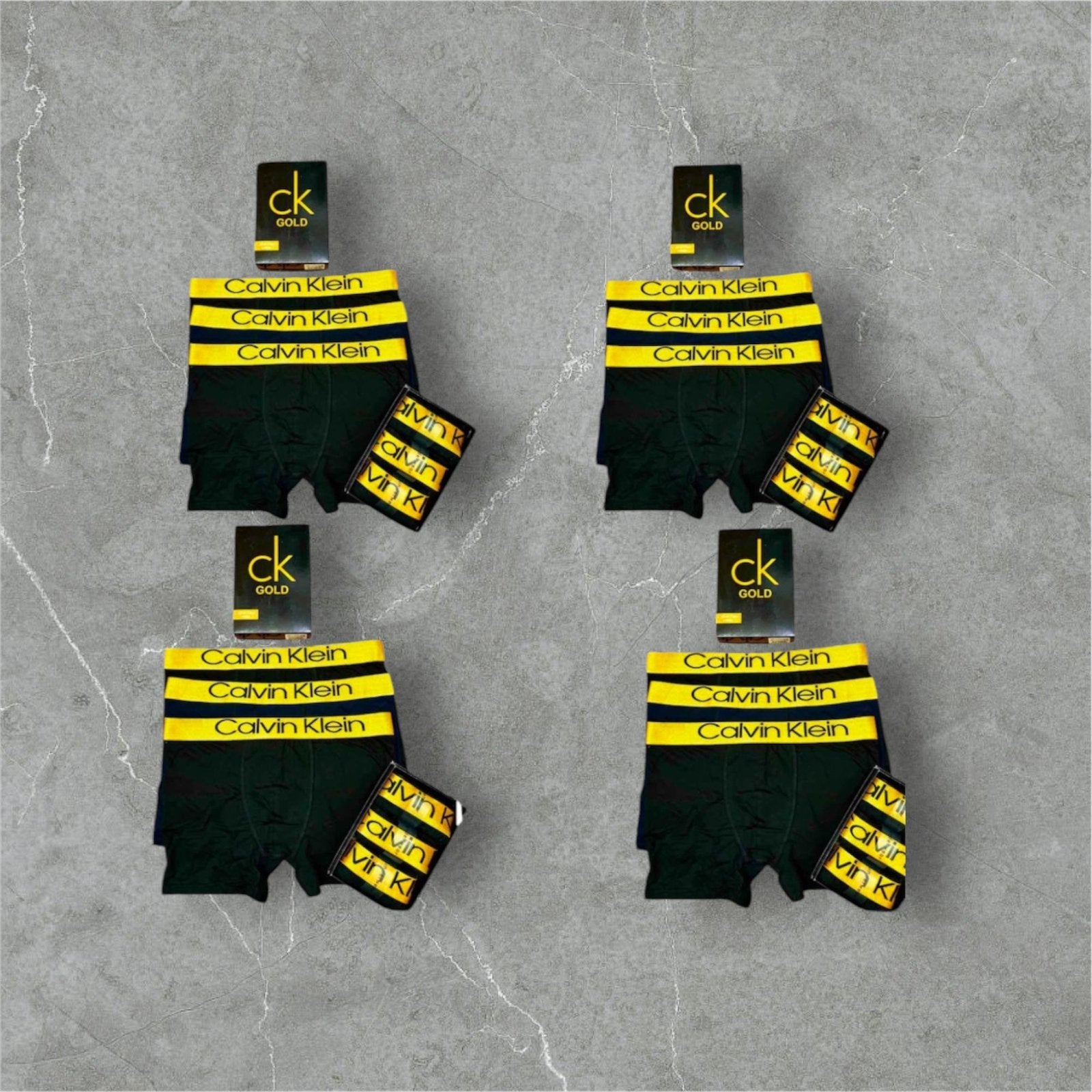 Calvin Klein Underwear Pack 12 Classic Black Gold