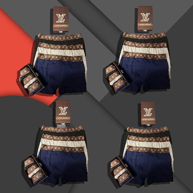 Louis Vuitton Underwear Pack 12 Code - 1323