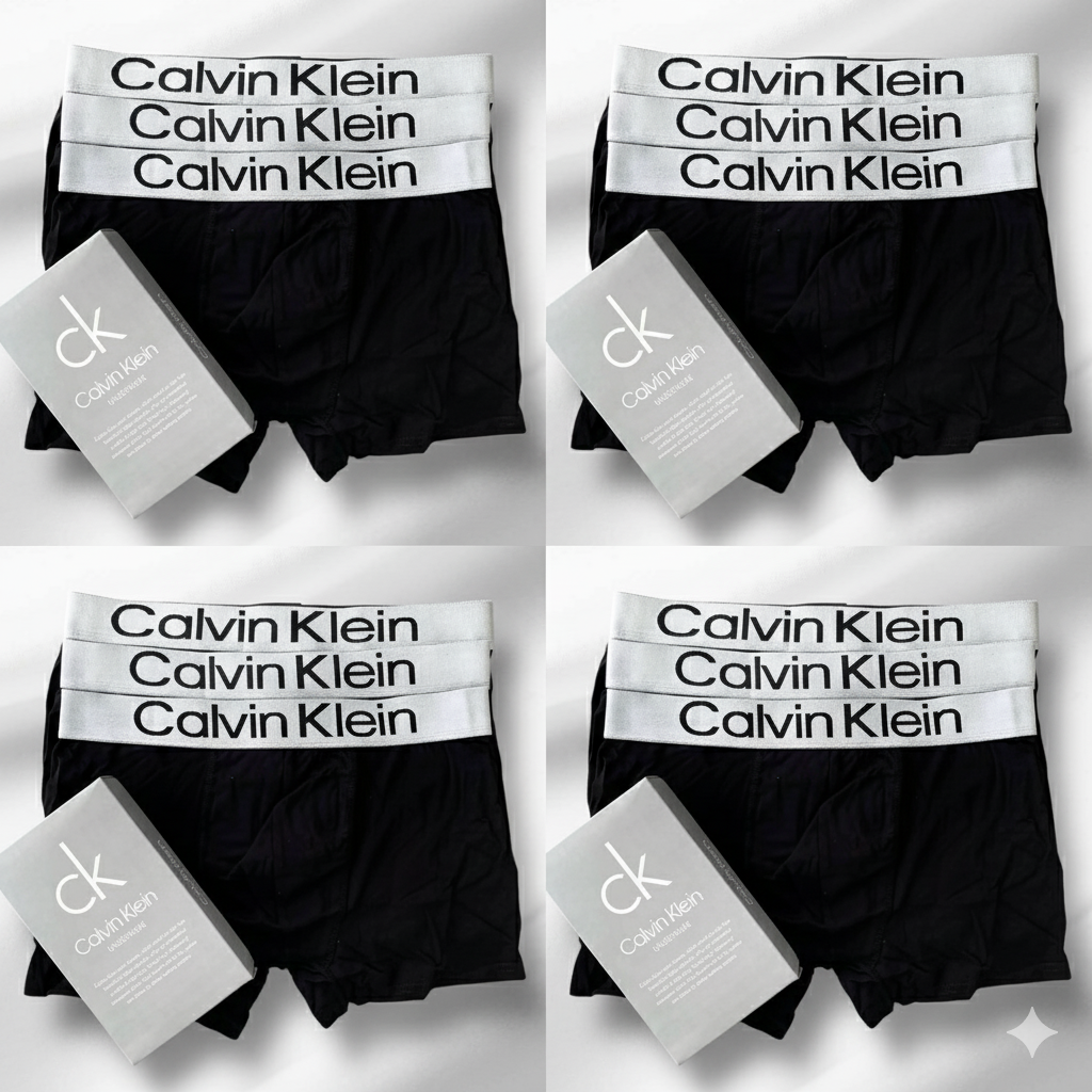 Calvin Klein Underwear Pack 12 Classic Black Silver