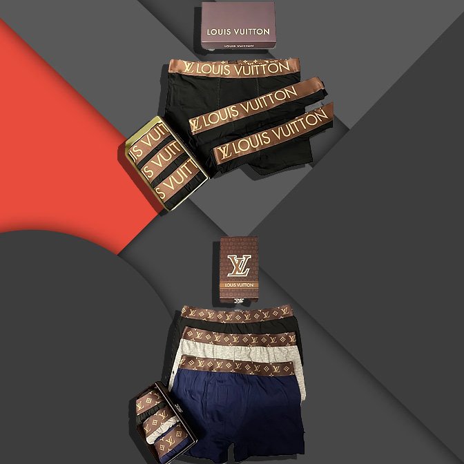Louis Vuitton Underwear Pack 6 Code - 7100